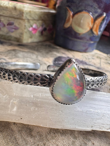 Tear drop Opal cuff
