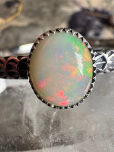 Oval Opal cuff