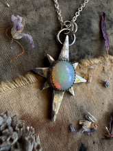 Load image into Gallery viewer, Opal star necklace