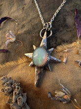 Load image into Gallery viewer, Opal star necklace