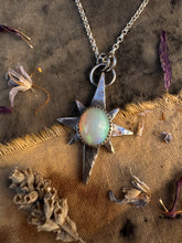 Load image into Gallery viewer, Opal star necklace