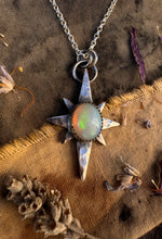 Load image into Gallery viewer, Opal star necklace