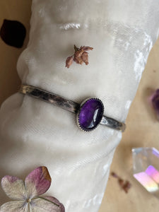 Amethyst cuff