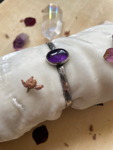 Amethyst cuff