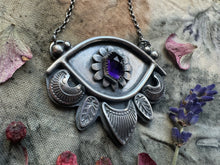 Load image into Gallery viewer, Amethyst eye Necklace