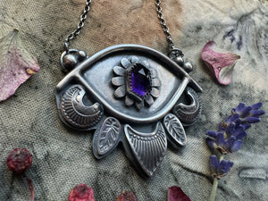 Amethyst eye Necklace