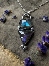 Load image into Gallery viewer, Double labradorite pendant
