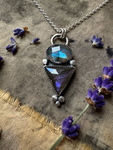 Load image into Gallery viewer, Double labradorite pendant