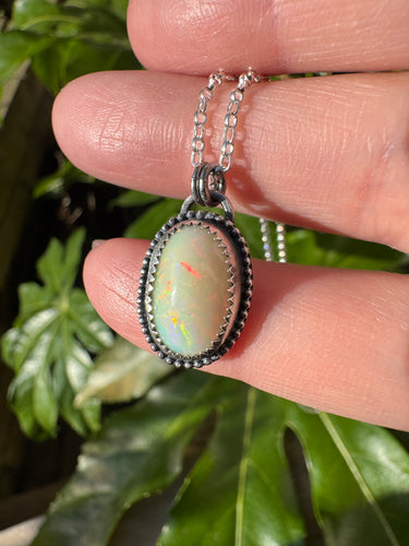 Small opal pendant