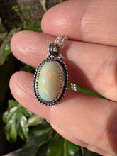 Load image into Gallery viewer, Small opal pendant