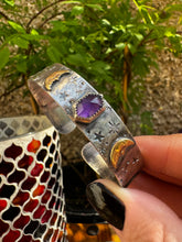 Load image into Gallery viewer, Celestial Amethyst cuff