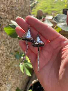 Silver Magic Mushroom necklace